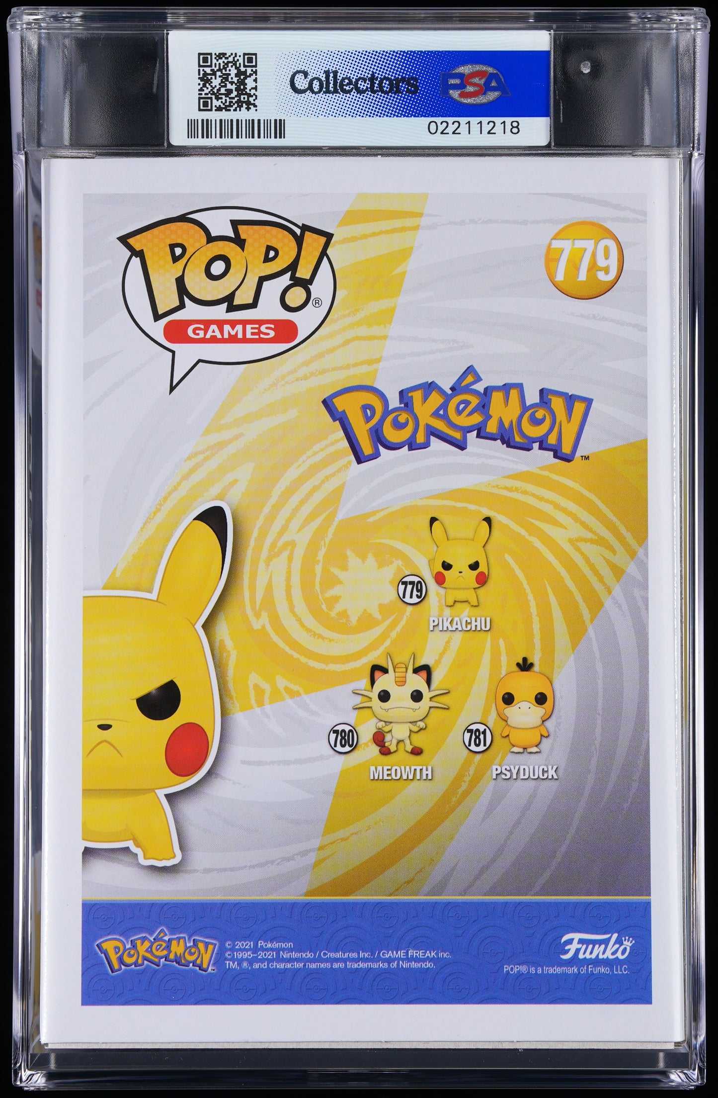 Funko POP! Pokemon 779 Pikachu PSA GEM MINT 10