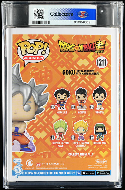 Funko POP! Animation 1211 Goku (UI w/Kam.) PSA MINT 9