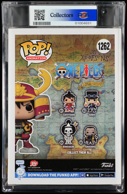 Funko POP! Animation 1262 Armored Luffy PSA GEM MINT 10