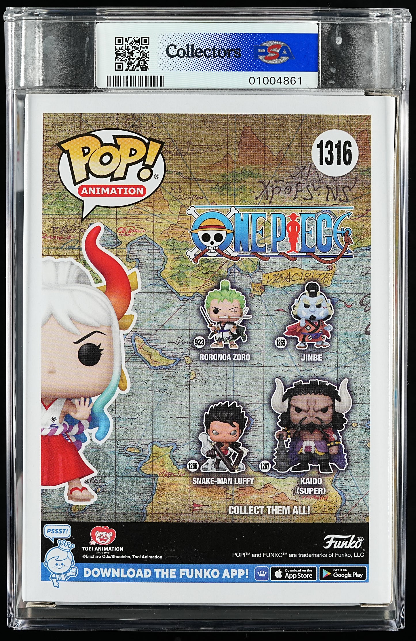 Funko POP! Animation 1316 Yamato PSA GEM MINT 10