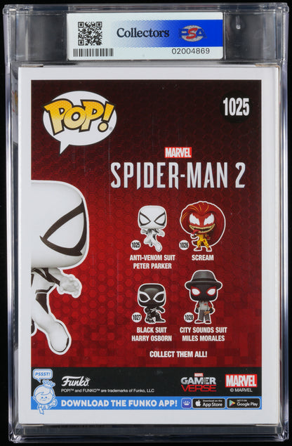 Funko POP! Marvel 1025 Anti-Venom Suit P. Parker PSA MINT 9