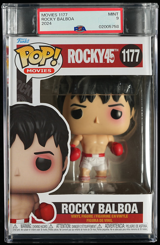 Funko POP! Movies 1177 Rocky Balboa PSA MINT 9