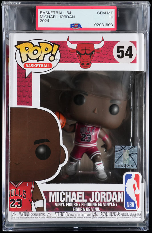 Funko POP! Basketball 54 Michael Jordan PSA GEM MINT 10