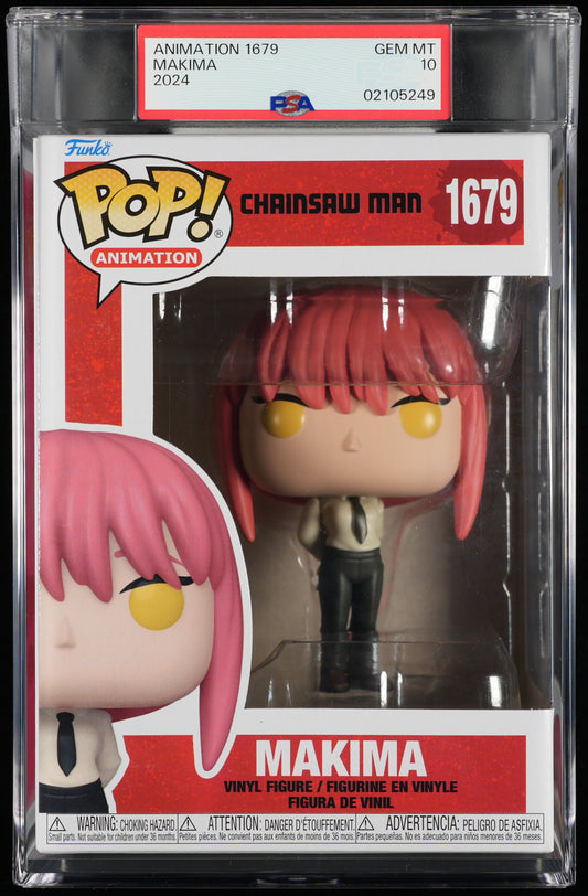 Funko POP! Animation 1679 Makima PSA GEM MINT 10