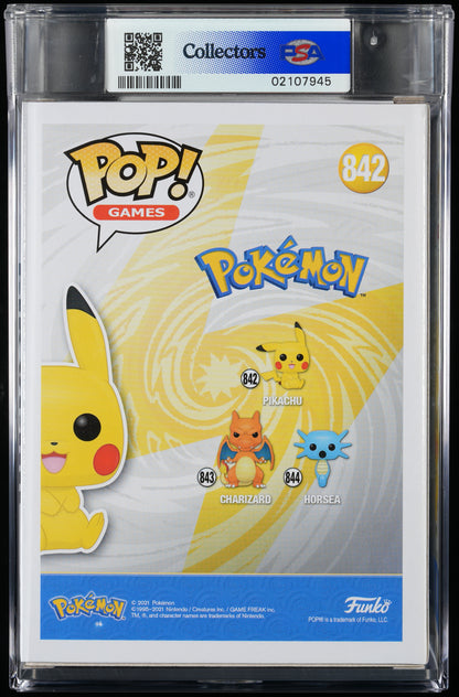 Funko POP! Pokemon 842 Pikachu PSA NEAR MINT + 8.5
