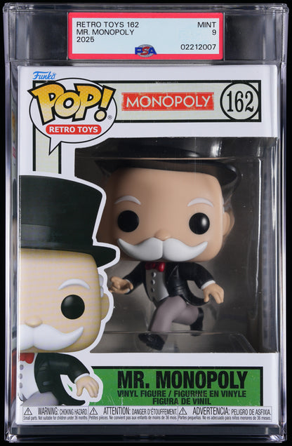 Funko POP! Retro Toys 162 Mr. Monopoly PSA MINT 9