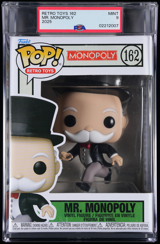 Funko POP! Retro Toys 162 Mr. Monopoly PSA MINT 9