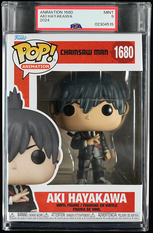 Funko POP! Animation 1680 Aki Hayakawa PSA MINT 9