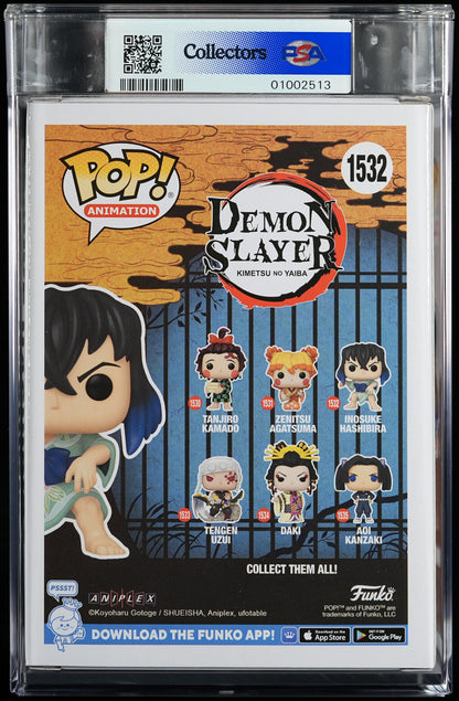 Funko POP! Animation 1532 Inosuke Hashibira PSA GEM MINT 10