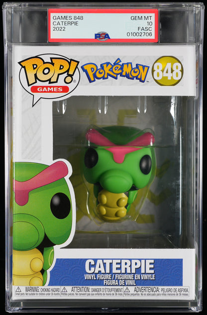 Funko POP! Pokemon 848 Caterpie PSA GEM MINT 10