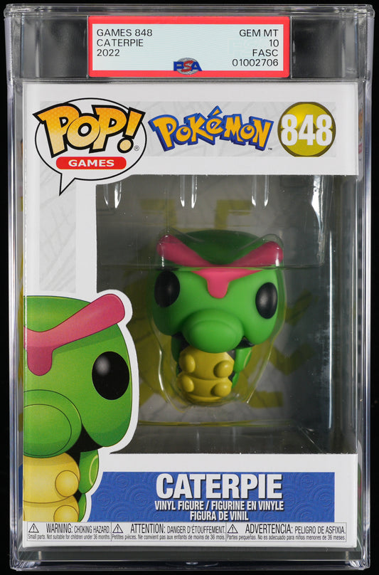 Funko POP! Pokemon 848 Caterpie PSA GEM MINT 10