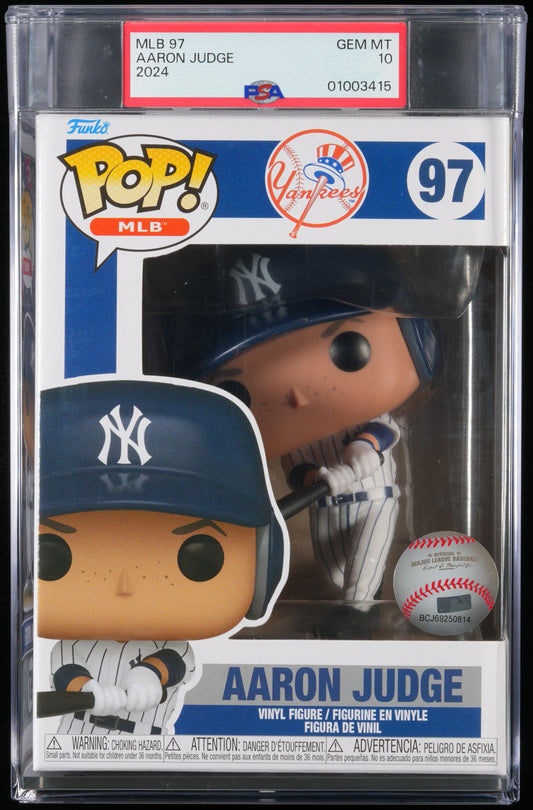Funko POP! MLB 97 Aaron Judge PSA GEM MINT 10