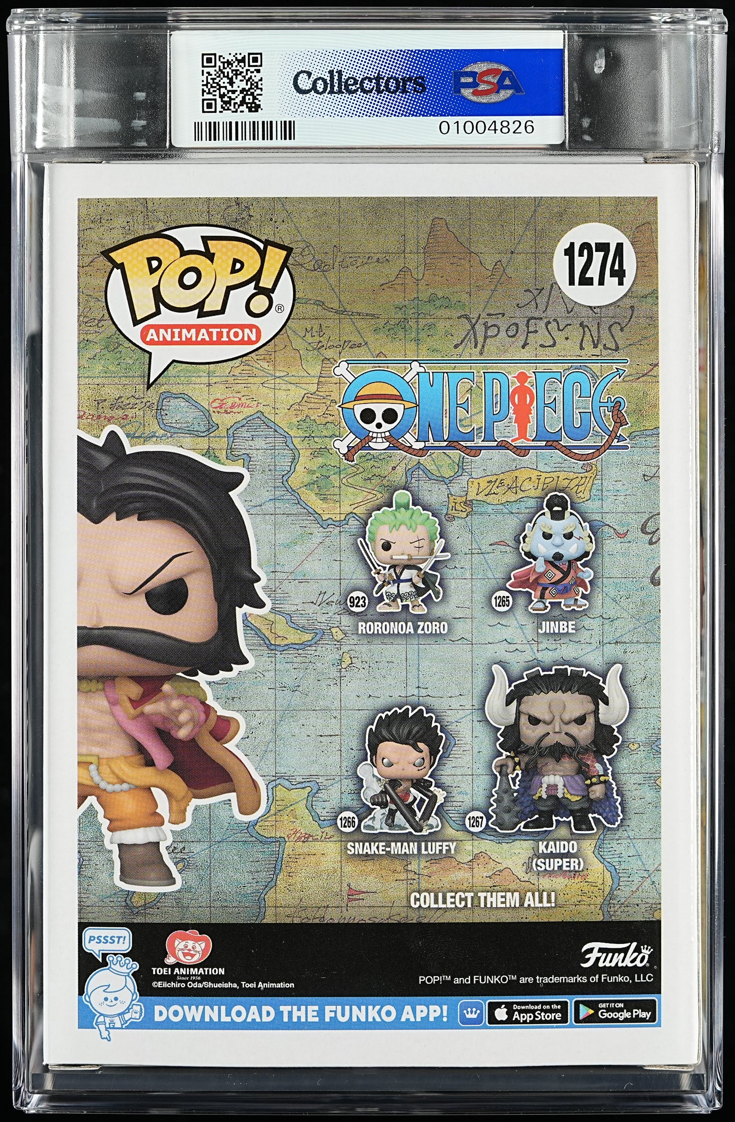 Funko POP! Animation 1274 Gol D. Roger PSA MINT 9