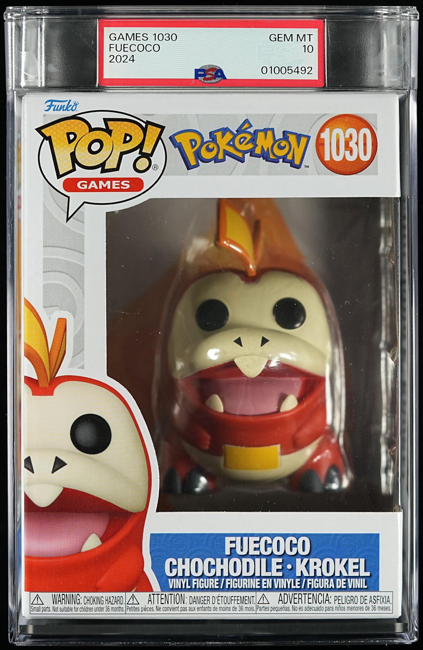 Funko POP! Pokemon 1030 Fuecoco PSA GEM MINT 10