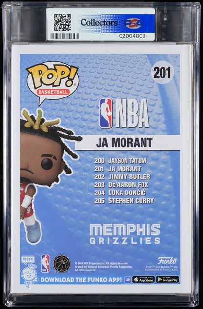 Funko POP! Basketball 201 Ja Morant PSA MINT 9