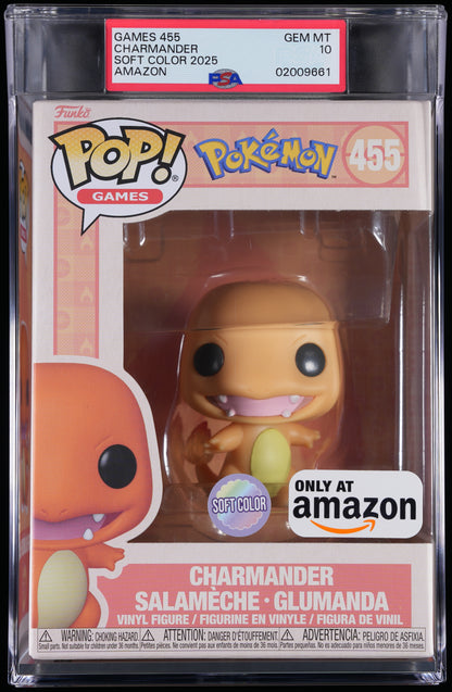 Funko POP! Pokemon 455 Charmander PSA GEM MINT 10