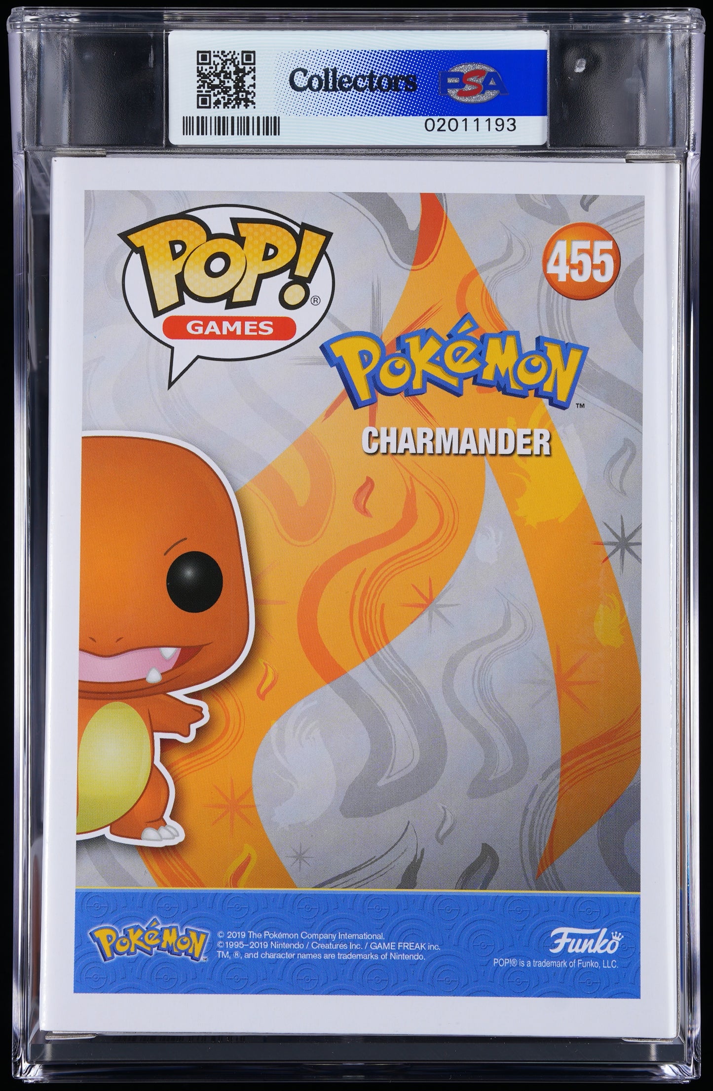 Funko POP! Pokemon 455 Charmander PSA MINT 9