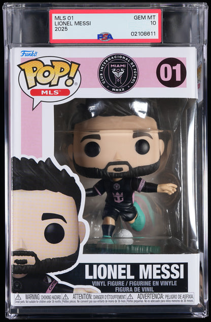 Funko POP! MLS 01 Lionel Messi PSA GEM MINT 10