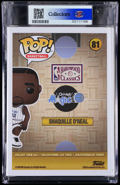 Funko POP! Basketball 81 Shaquille O'Neal PSA MINT 9