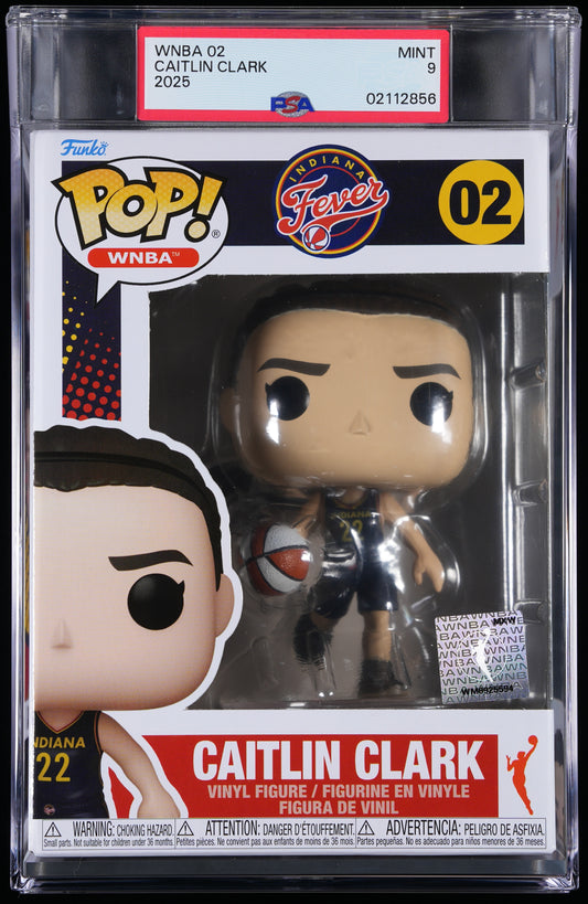 Funko POP! WNBA 02 Caitlin Clark PSA MINT 9