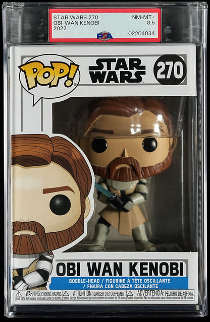 Funko POP! Star Wars 270 Obi-Wan Kenobi PSA NEAR MINT + 8.5