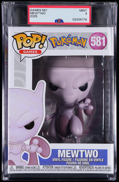 Funko POP! Pokemon 581 Mewtwo PSA MINT 9