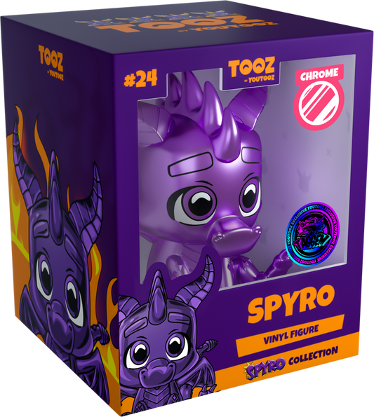 Tooz by Youtooz - Spyro Collection - Spyro Purple Chrome Taggem Exclusive