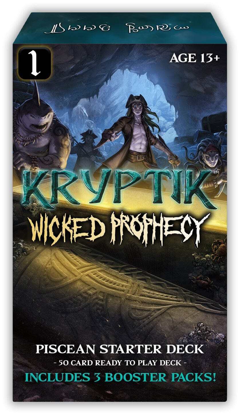 Kryptik TCG - Wicked Prophecy Wave 1 Starter Deck - Piscean