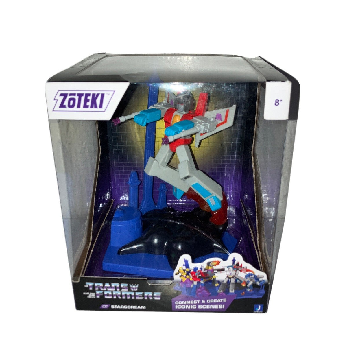 Jazwares Zoteki Transformers Starscream Diorama Figure #027
