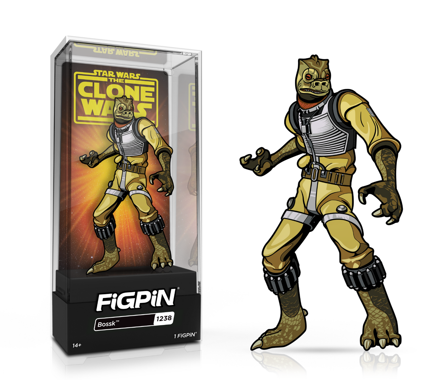FiGPiN Star Wars The Clone Wars Bossk #1238 LE 1000 eVend Exclusive