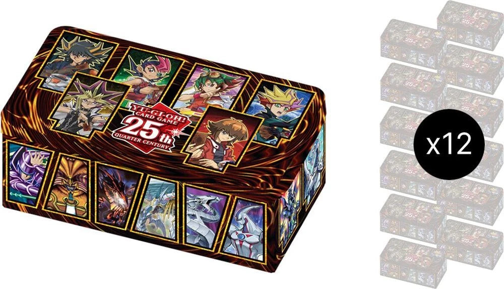 Yu-Gi-Oh! TCG: 25th Anniversary Tin: Dueling Heroes Case - 25th Anniversary Tin: Dueling Heroes (TN23)