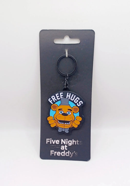 Five Nights at Freddys Free Hugs Freddy Fazbear Keychain
