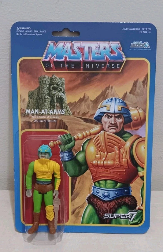 Super 7 Masters Of The Universe Man At Arms Action Figure Glows In Dark