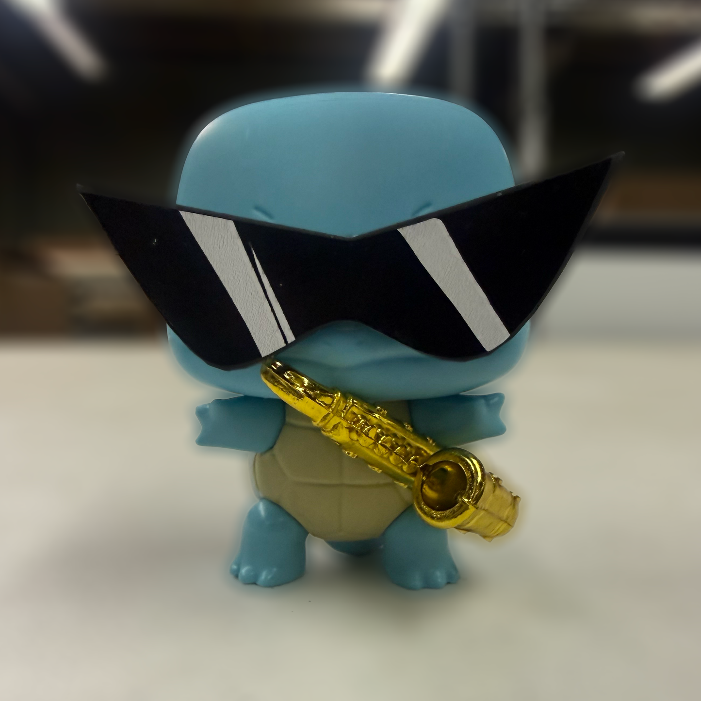 eVend Custom Funko POP! Games Pokémon Squirtle Sax Edition