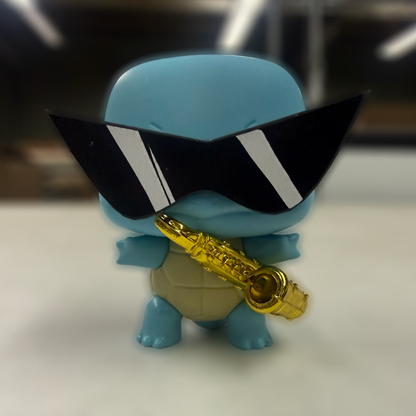 eVend Custom Funko POP! Games Pokémon Squirtle Sax Edition