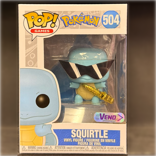 eVend Custom Funko POP! Games Pokémon Squirtle Sax Edition