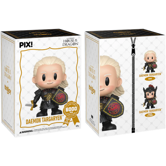 Thrilljoy PIX! Game of Thrones: House of the Dragon - Daemon Targaryen Pix! Vinyl Figure (chance of Daemon Targaryen CHASE)