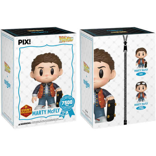 Thrilljoy x Back to the Future - Marty McFly Pix! Vinyl Figure (chance of Marty McFly CHASE) (2026 Spring Event Exclusive)