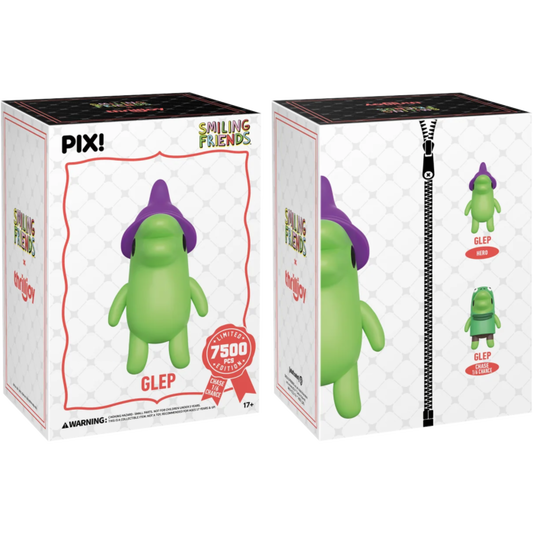 Thrilljoy PIX! Smiling Friends (2022) - Glep Pix! Vinyl Figure (chance of Glep CHASE)