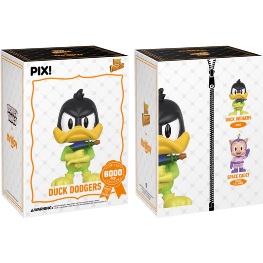 Thrilljoy x Duck Dodgers in the 24½th Century (1953) - Duck Dodgers Pix! Vinyl Figure (chance of Space Cadet CHASE)