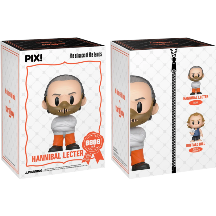 Thrilljoy x The Silence of the Lambs - Hannibal Lecter Pix! Vinyl Figure (chance of Buffalo Bill CHASE)
