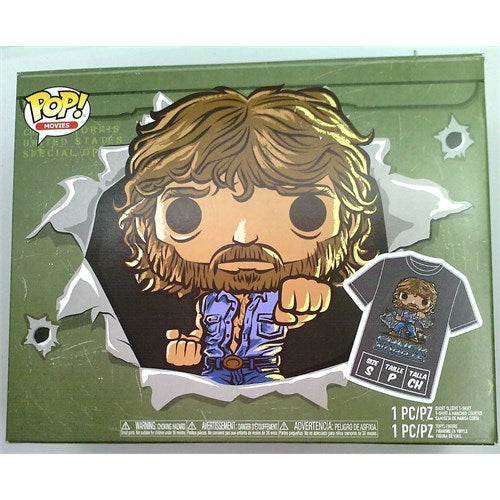 Funko POP! and Tee Chuck Norris with Size Small T-Shirt Collectors Box Exclusive