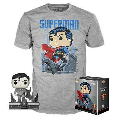 Funko POP! and Tee DC Jim Lee Superman with Size XL T-Shirt Collectors Box Exclusive