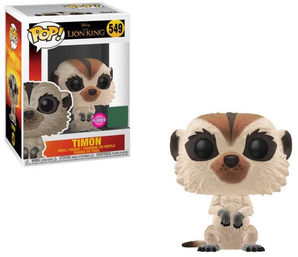 Funko POP! Disney The Lion King Timon #549 [Flocked] Exclusive