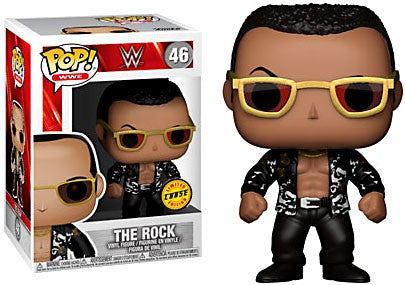 Funko POP! WWE CHASE The Rock #46 [Black Jacket]