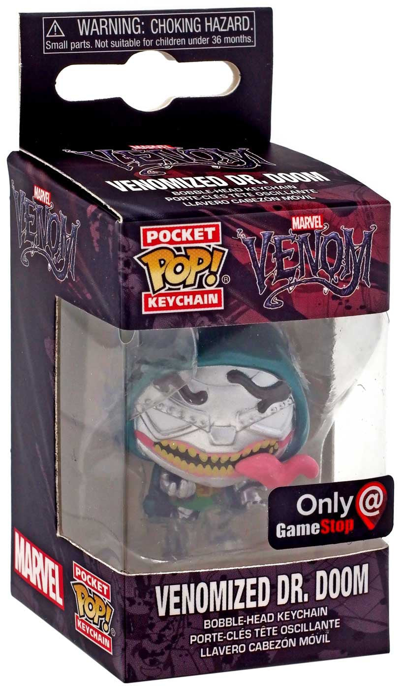 Funko Pocket POP! Keychain Marvel Venom - Venomized Dr. Doom [Metallic] Exclusive