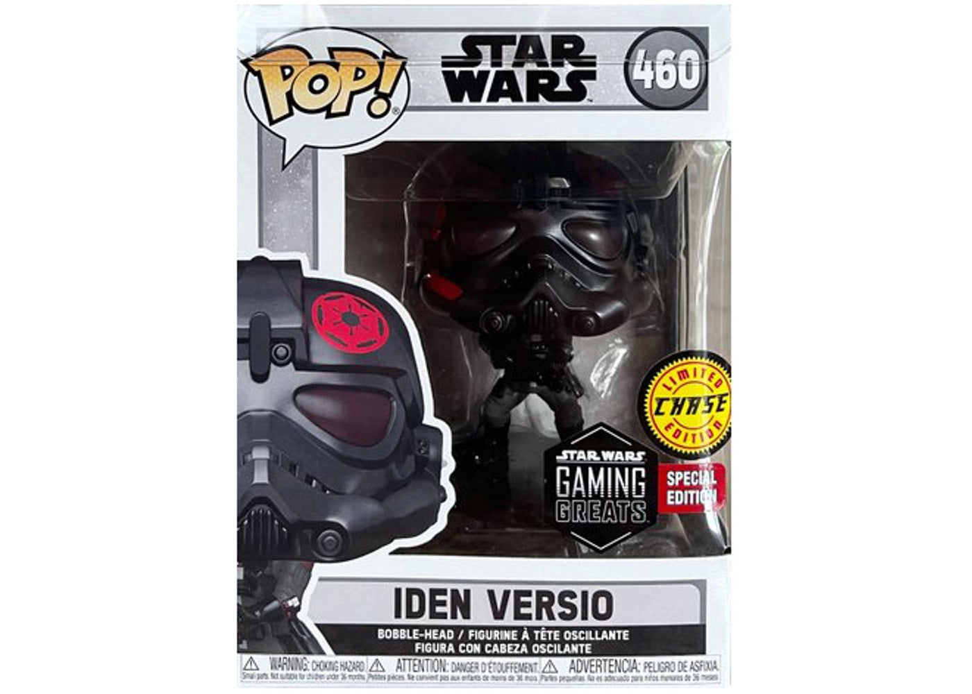 Funko POP! Star Wars Gaming Greats CHASE Iden Versio #460 [Armor] Exclusive