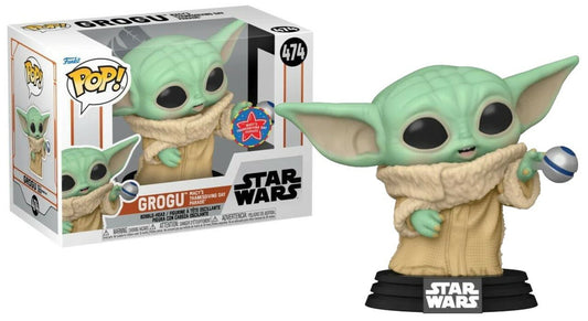 Funko POP! Star Wars the Mandalorian Grogu Macy's Thanksgiving Day Parade #474 Exclusive