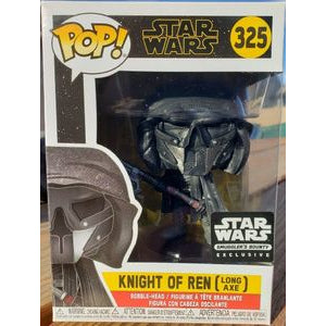 Funko POP! Star Wars Knight of Ren (Long Axe) #325 Smuggler's Bounty Exclusive