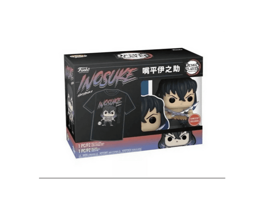 Funko POP! and Tee Demon Slayer Inosuke Hashibira with Size Large T-Shirt Collectors Box Exclusive